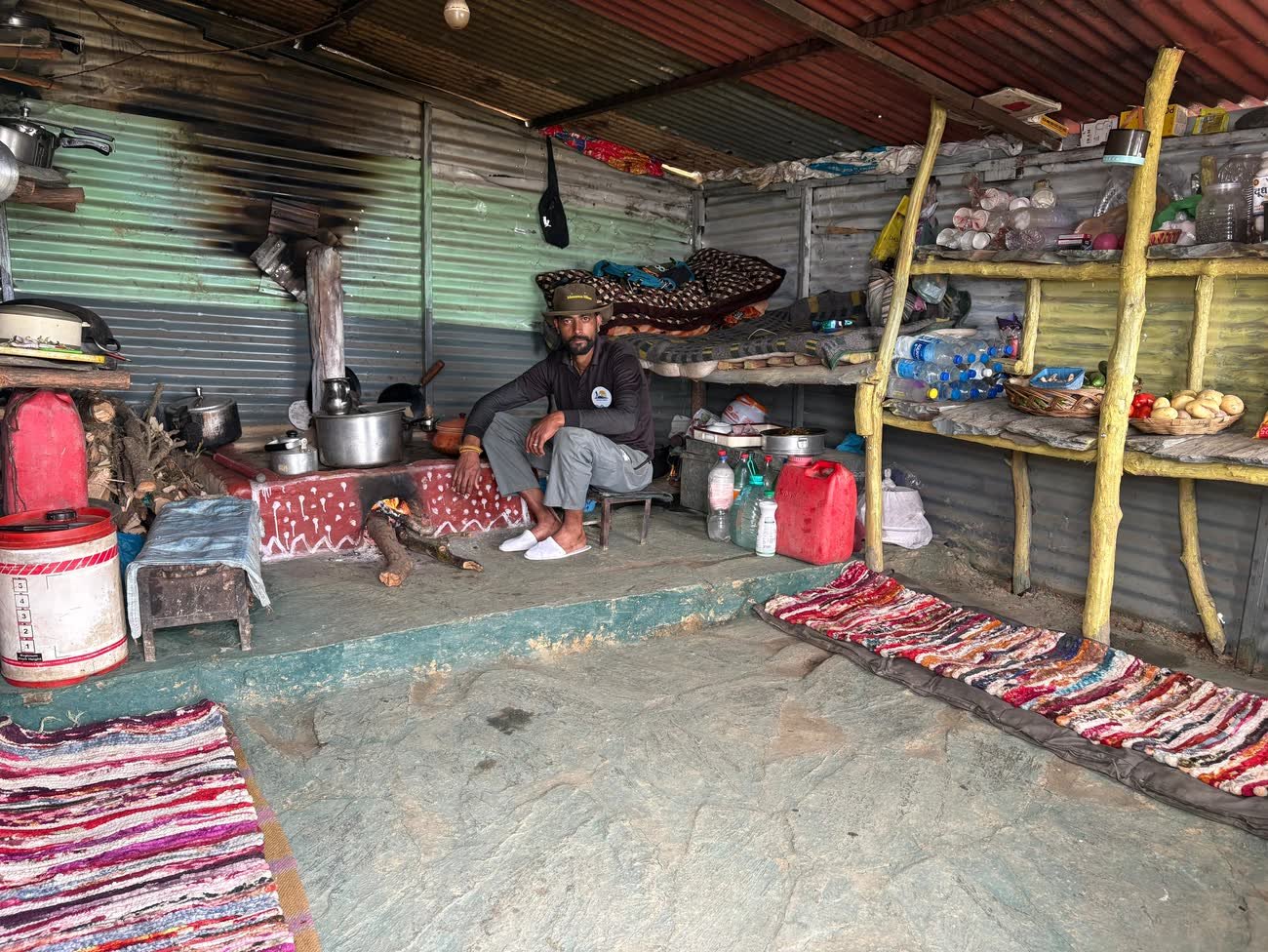 The on-site cafe and kitchen where meals are cooked fresh for every group